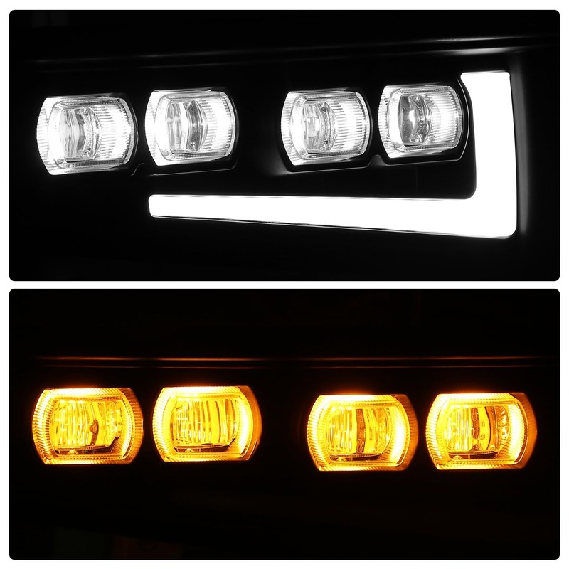 DNA MOTORING Pair of Fog Lights Compatible with Ford Bronco