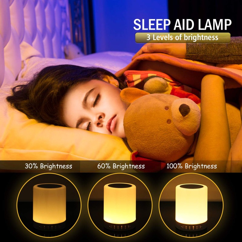 Night Light Portable Wireless Bluetooth Speaker RAGZAN Smart Touch Control