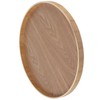 Round Shape Solid Wood Tea Coffee Snack Food Meals Serving