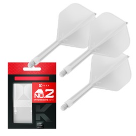 TARGET K-FLEX FLIGHT STANDARD/NO2 FLIGHT (26 mm), White