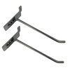 DBM IMPORTS 8" Slatwall Hooks, Chrome, Hanger Display,Display Panel Hooks