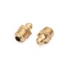 uxcell a17083100ux0253 20Pcs M10 x 1 Thread Brass Straight Grease