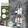 Ettori 3-Tier Shower Cubicle, Bathroom Organiser, Shelf Organiser, Chrome, Shower