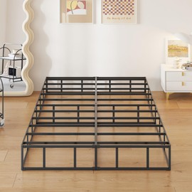 Yicensen 10 Inch High Profile King Box Spring Heavy Duty Metal King Size Box Spring with Fabric Cover, Sturdy Mattress Foundation, Easy Assembly, Noise Free, Black