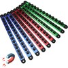 Magnetic Socket Holder Organizer Set: 9-Piece Detachable 1/4, 3/8, 1/2
