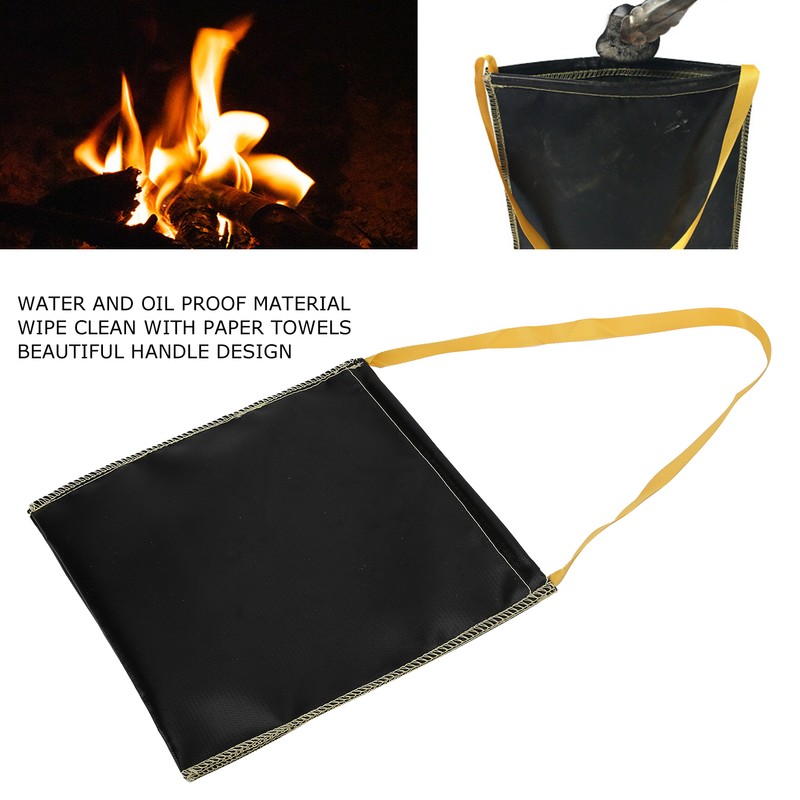 Firewood Bag Waterproof OilProof Material Storage Bag for Outdoor Camping