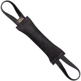 Viper Bite Tug Toy with Two Handles – 2in Wide | Durable & Interactive Dog Tug Training Tool for Puppy Development & Professional Use | Jute, Leather, Fire Hose or French Linen