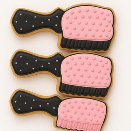 Hair Brush Salon 4 Inch Cookie Cutter from The Cookie Cutter Shop – Tin Plated Steel - Made in the USA