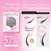 CALAILIS Eyelash Extensions, Pack of 100, Individual Eyelashes, Super Thin,