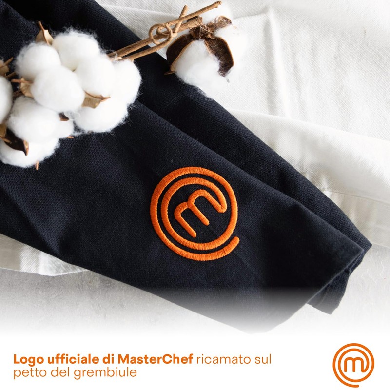 MasterChef Grembiule Cucina Uomo & Donna e Chef, Multicolor, Perfetto