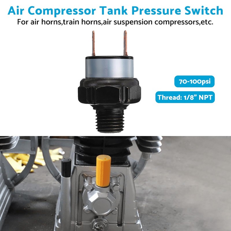 ALL IN RED BOX Air Compressor Pressure Switch 70-100 PSI