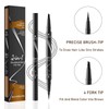 MisFun Eyebrow Pencil, 2-in-1 Dual-Ended Microblading Eyebrow Pencil, Smudge-proof Eyebrow