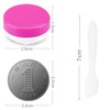 SumDirect 100Pcs 5Gram Empty Clear Plastic Cosmetic Containers Sample Packing
