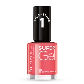Rimmel London Kate Moss Super Gel Nail Polish Duo Pack, Shadow 12, Soul Session, Nude