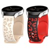 Leopard Bands Compatible with Garmin Forerunner 245/645, Vivoactive 3/5, Venu
