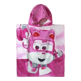 Super Wings Hooded Poncho Towel