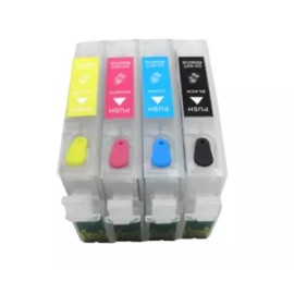 PRINTERWORLD Refillable Ink Cartridge 212 XL+400ml Ink Compatible With Epson XP-4100 XP-4105