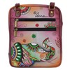 Anna by Anuschka Travel Organizer Crossbody, Retro Elephant