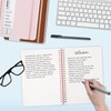 ABERLLS Pink Lined Spiral Journal Notebook with 160 Pages, 8×5.7in,