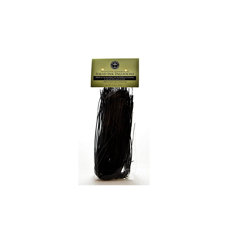 Peccati di Ciacco Il Macchiaiolo Traditional Squid Ink Pasta