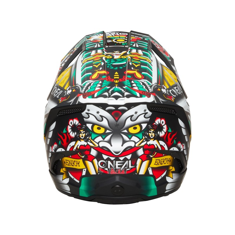 O'Neal 3 SRS Adult Helmet Inked Multi Small