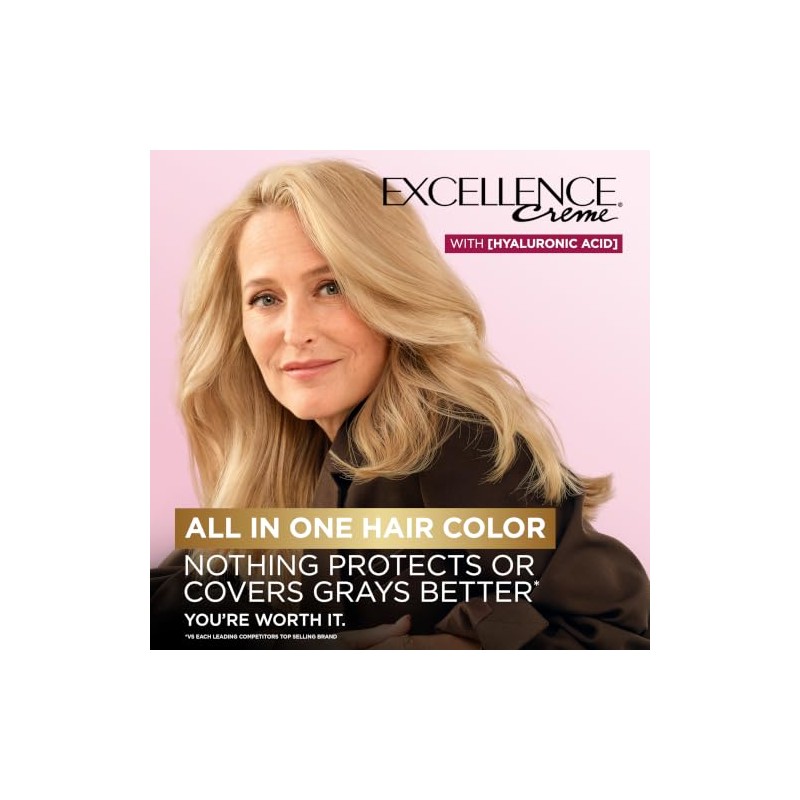 L'Oréal Paris Excellence Créme Permanent Hair Color, 6A Light Ash