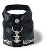 Doggles Biker Vest Dog Harness, Black, Extra Small
