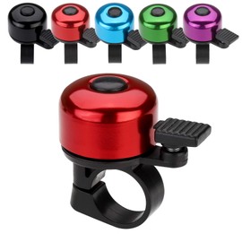 Paliston Bike Bell Bicycle Bell Crisp Sound for Adults Kids Boys Girls Red