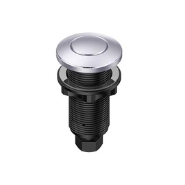 Peerless Designs Garbage Disposal Air Switch Button in Polished Chrome Finish - Made in U.S and Universally Compatible