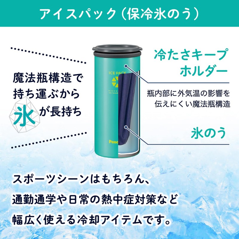 Peacock ABA-51 WH Ice Pack (Cold Insulation) with Keep Holder,