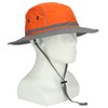 UPF50+ Fishing Hat with Reflective Strip Mesh Vents Adjustable Wide