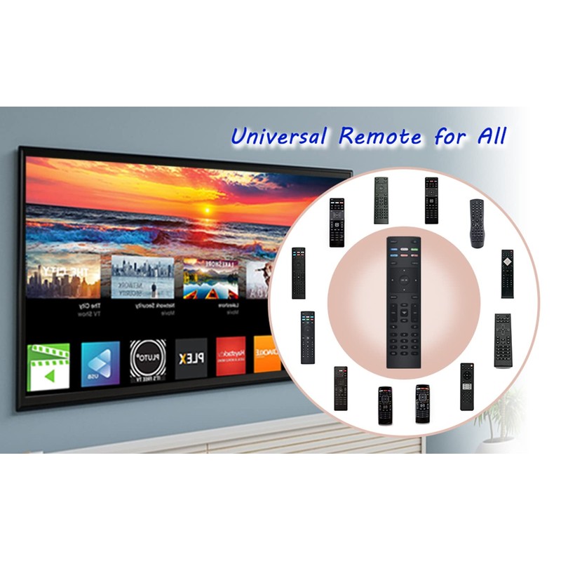 XRT136 Remote Control Replace fit for VIZIO TV D24F-F1 D32FF1