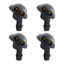 eMagTech Pack of 4 Windscreen Washer Nozzle Replacement 7700846456 7700846446 289321198R Compatible with Dacia Logan Compatible with Renault Sandero
