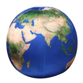 OUKEYI 17cm Super Cute Sun Plush Soft Pillow, Soft and realistic Earth, Moon, Sun, stuffed plush toy for learning science, astronomy, space, blue planet, toy ﻿ (Blue Earth)