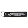 DonJordi FAHR NIEMALS SCHNELLER Keyring for Bikers, Motorcyclists & Motorists
