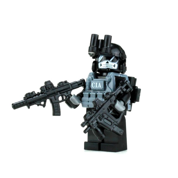 Battle Brick CIA Ghost SAD/SOG Commando Custom Minifigure