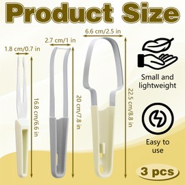 3-in-1 Watermelon Fork Slicer Cutter, Watermelon Cutter Slicer Tool, Melon Cutter, Watermelon Slicer, Stainless Steel Fruit Cutter, Watermelon Popsicle Cutter Set, Melon Cutter Knife (Beige)