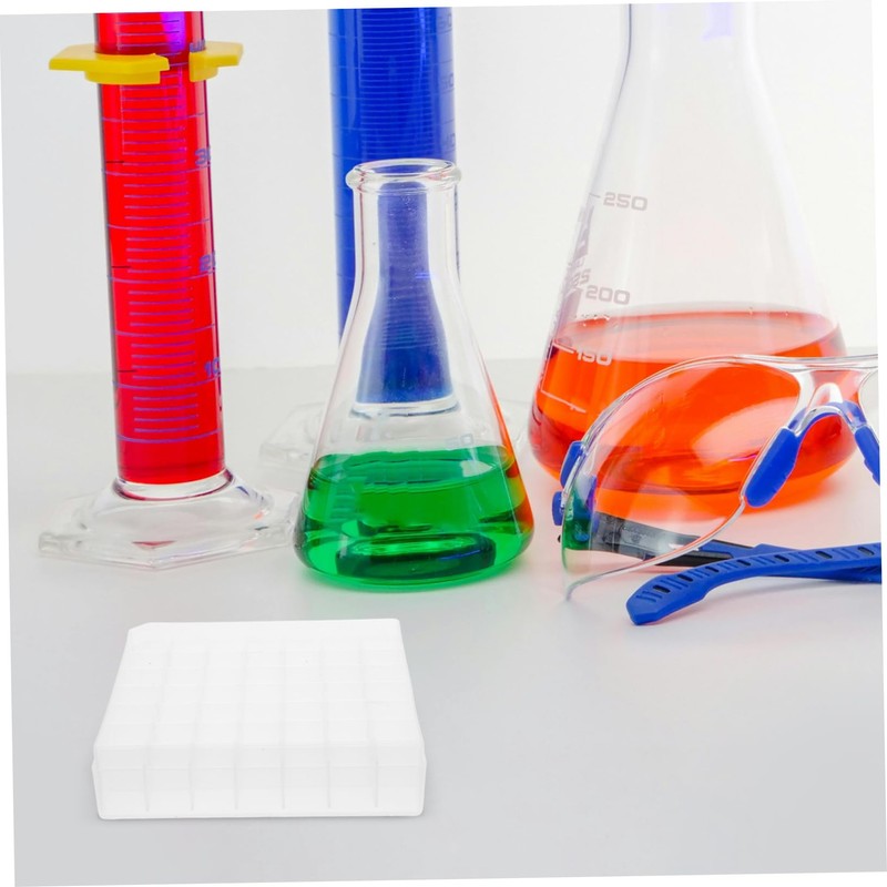 Hohopeti Slot Sample Vial Storage Case with Leakproof Lid Plastic