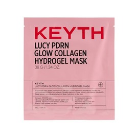 KEYTH LUCY PDRN GLOW COLLAGEN HYDROGEL MASK 4EA X 38G (1.34 OZ.) / Skin Elasticity Enhancement, Vitality Boosting, Nourishment & Soothing, Deep Hydration