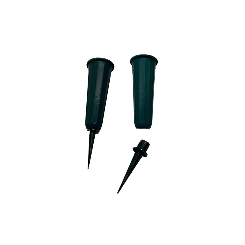 Bulk Pack Cemetery Memorial Vases with Removable Spike Box of