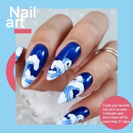 Arte Clavo 15ml Gel Nail Polish Paulina Lapis Blue Color Translucent Soak Off LED Nail Lamp Gel Polish -SIZE: .5 fl.Oz/Each 15 ml/Each 11311…