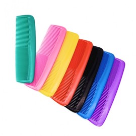 Portable Colored Hair Comb Hair Comb Blue 20ea