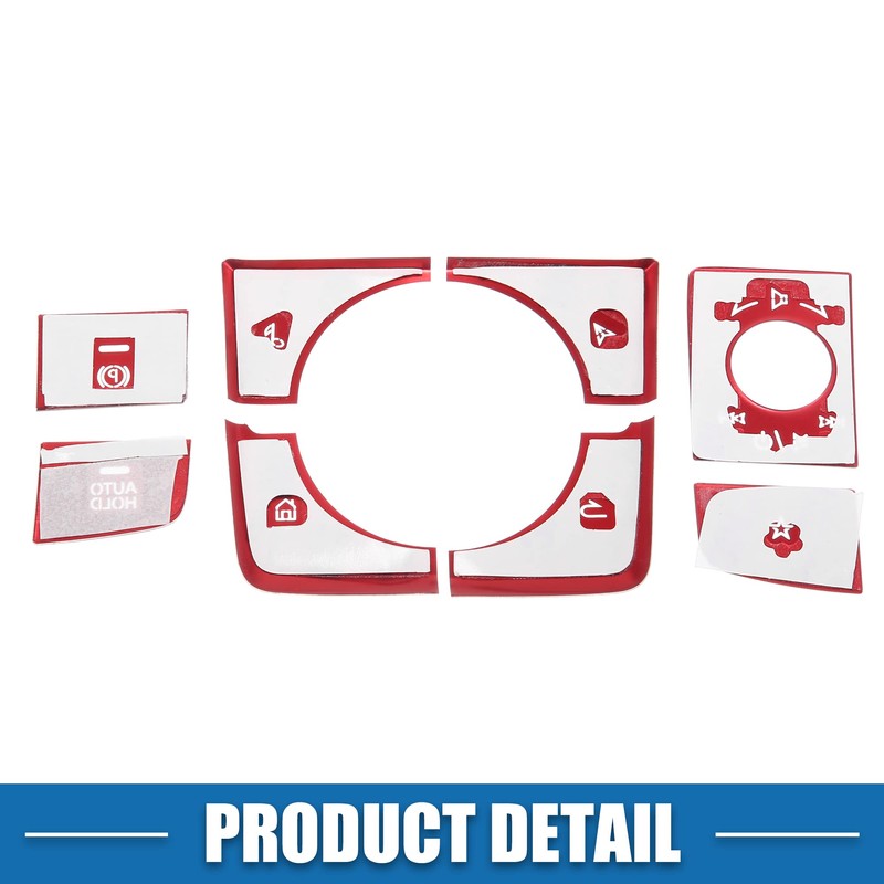 X AUTOHAUX 8 Set Centre Console Switch Panels for Mazda