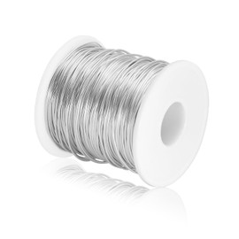 1mm Aluminum Craft Wire, 262 Feet Bendable Metal Wire, Aluminum Wire for Bike Modelling Skeleton Craft Floral Making, Jewelry Making, Wire Weaving and Wrapping(1mm*80M)