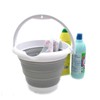 SAMMART 5L Collapsible Plastic Bucket - Foldable Round Tub -