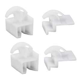 Molloparts 2PCS 3051162 Front and 2PCS 3051163 Rear Drawer Glide Compatible with Kenmore, Electrolux Frigidaire Ranges Replace for AP2121517 AP2121518 PS434226 PS434227