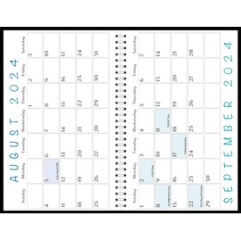 House of Doolittle 2024-2025 Weekly Academic Planner Assignment Book, Purple Vinyl, 5 x 8 Inches, August - August (HOD274RTG29-25)