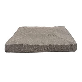 GenStone Faux Stacked Stone Flat Pillar Cap 13.5" x 13.5" x 1.75" in Kenai Color for Do It Yourself Friendly Home Improvement Projects