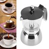 6 Cups Stainless Steel Coffee Pot Italian Octagonal Household Brewing
