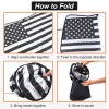 Ynei Foldable Windshield American Flag Sun Shade Custom Fits Corvette